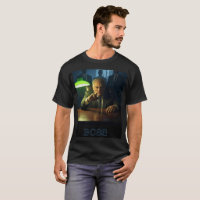 Boss w text men black T-shirt