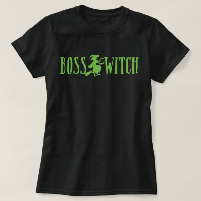 Boss Witch T-Shirt (Design Front)