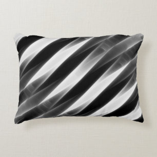 "Bossa Nova" Style 2 Grey Glow Accent Pillow
