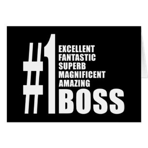 Bosses Birthdays Gifts : Number One Boss