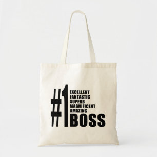 Bosses Birthdays Gifts : Number One Boss Tote Bag