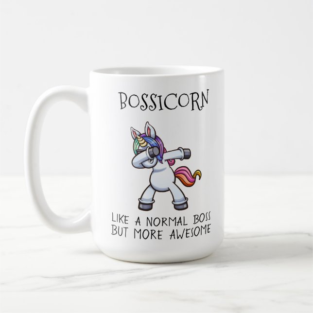 Bossicorn Mug Like A Normal Boss But More Awesome  (Left)