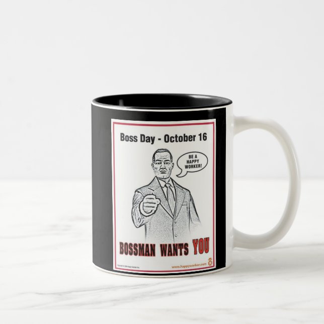 BossMan Two-Tone Coffee Mug (Right)
