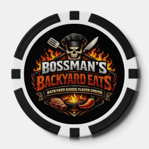 Bossmans Backyard Eats Poker Chips