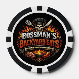 Bossmans Backyard Eats Poker Chips