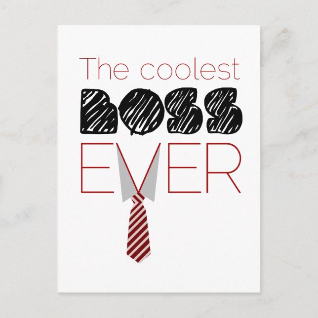 Boss's Day Postcard (Front)