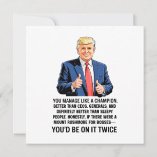 Boss's Day Thank you Boss  Card