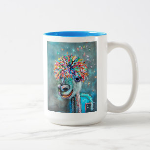Bossy Betty 2 Alpaca with story mug 19r