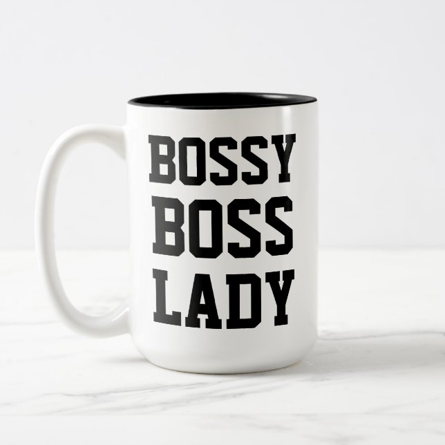 Bossy Boss Lady Mug (Left)