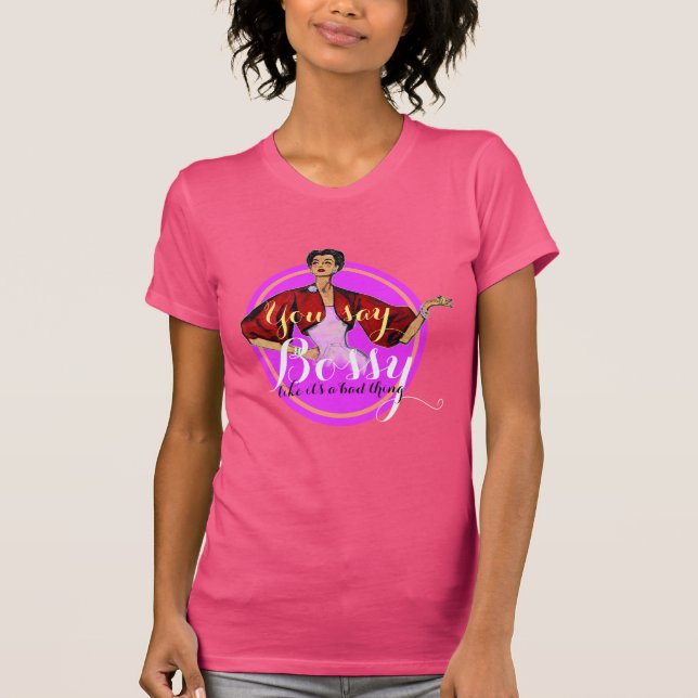 Bossy Gal Retro 2.0 T-Shirt (Front)