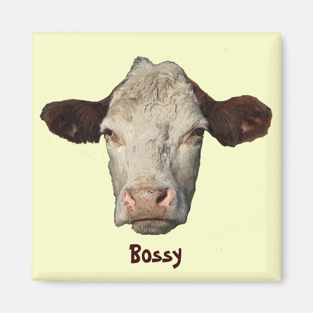 Bossy the Cow Magnet (Front)