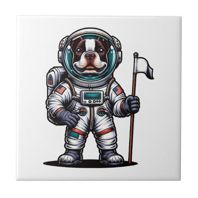 Bostie Astronaut  Tile (Front)