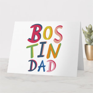 Bostin Dad Black Country Birthday or Father's Day  Card