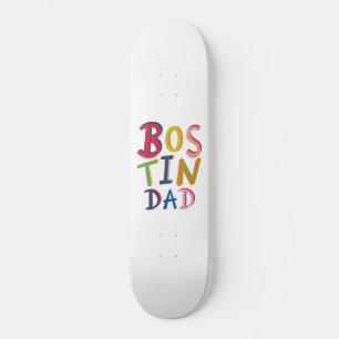 Bostin Dad Black Country Words Skateboard