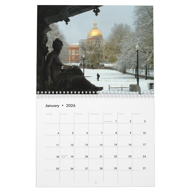 Boston 2010 calendar (Jan 2026)