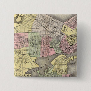 Boston 3 15 cm square badge