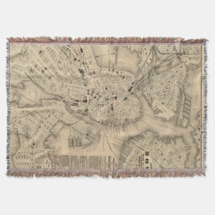 Boston 3 throw blanket