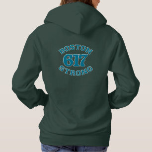 BOSTON 617 STRONG 3D Patch Hoodie