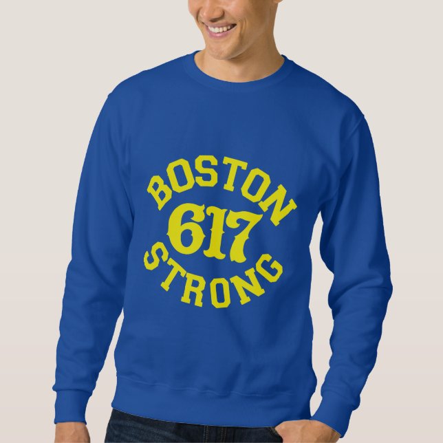 Boston 617 Strong Classic Sweatshirt (Front)