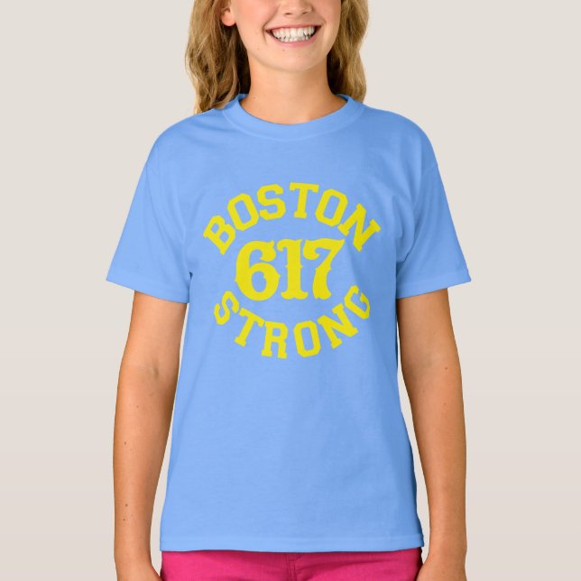 Boston 617 Strong Classic T-Shirt (Front)