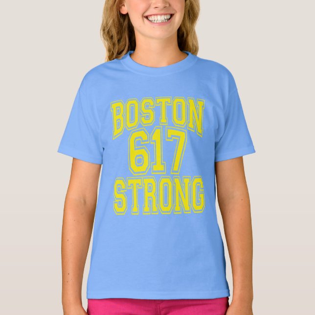Boston 617 Strong T-Shirt (Front)