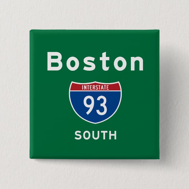 Boston 93 15 cm square badge (Front)