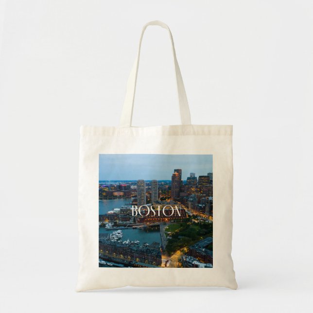 Boston Aerial View  Tote Bag (Front)