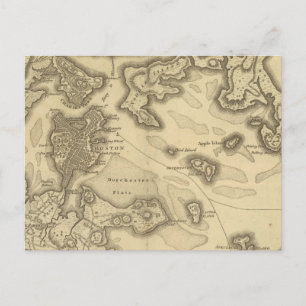 Boston and Its Environs Postcard
