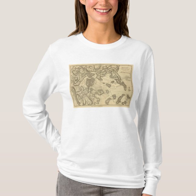 Boston and Its Environs T-Shirt (Front)
