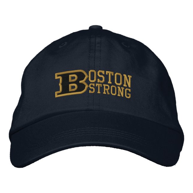 BOSTON B STRONG Embroidered Cap (Front)