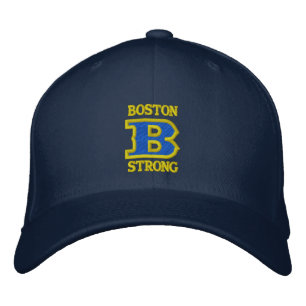 BOSTON B STRONG Embroidered Cap RIBBON EDITION