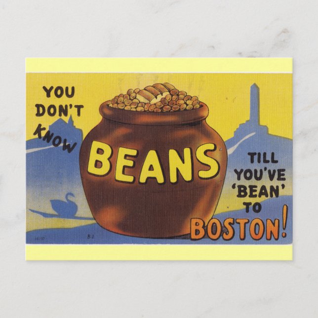 Boston Baked Beans Postcard (Front)