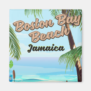 Boston bay beach, Jamaica Magnet
