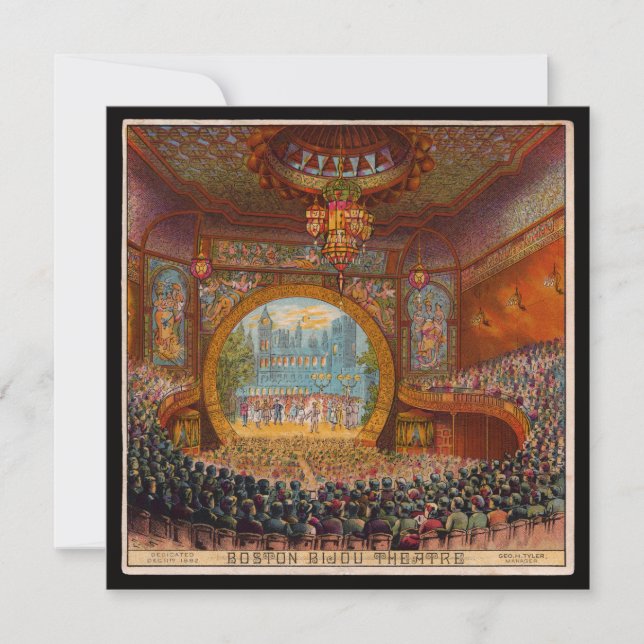Boston Bijou Theatre Invitation (Front)