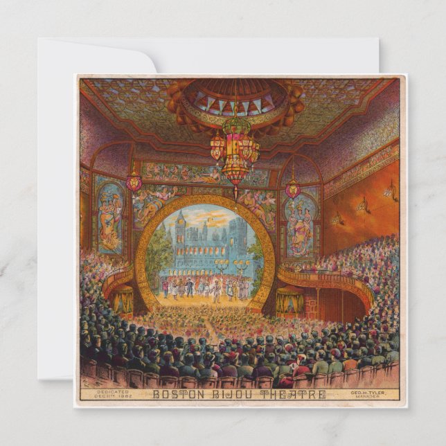 Boston Bijou Theatre Invitation (Front)