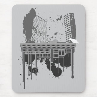 Boston Brutal (grey version) Mouse Pad