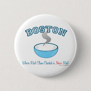 Boston Chowder War 6 Cm Round Badge