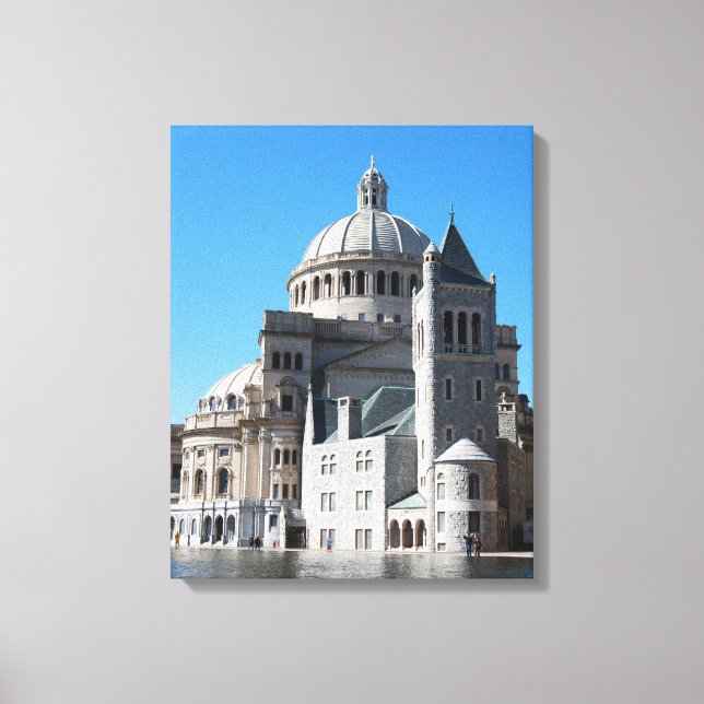Boston Christian Science Center Canvas Print (Front)