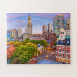 Boston City Buildings Massachusetts USA Jigsaw Puzzle<br><div class="desc">This scenic jigsaw puzzle features the historical old buildings with the modern skyscrapers in the background in Boston,  Massachusetts,  USA #travel #adventure #boston #city #usa #unitedstates #massachusetts #buildings #building #architecture #travel #adventure #cityscape #skyline #skyscrapers #sunset #colourful #landscape #jigsaw #puzzle #jigsawpuzzle #gifts #gift #fun #stockingstuffers #games #reflections</div>