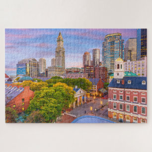 Boston City Buildings Massachusetts USA Jigsaw Puzzle