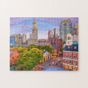 Boston City Buildings Massachusetts USA Jigsaw Puzzle
