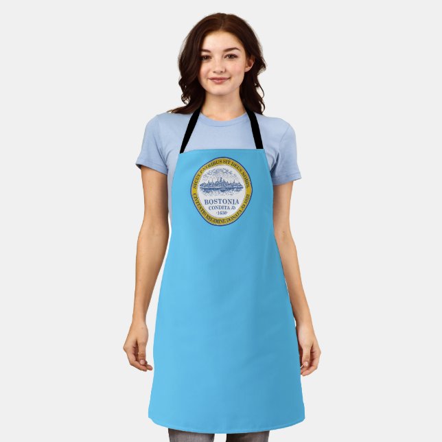 Boston City flag Apron (Worn)