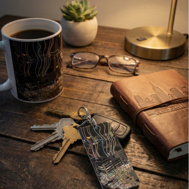 Boston City Lights Key Ring (Creator Uploaded)