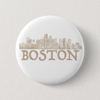 Boston City skyline button