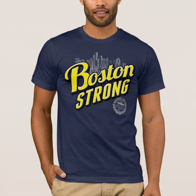 Boston City Strong Remembers T-Shirt (Front)