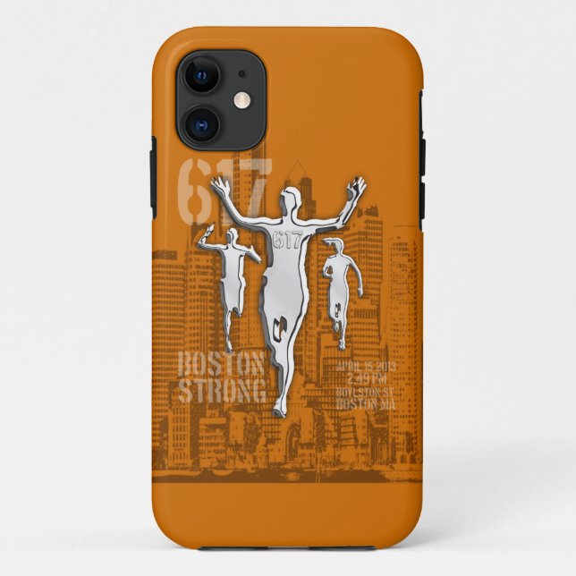 Boston City Strong Remembrance Runners Case-Mate iPhone Case (Back)
