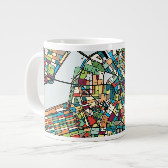 Boston City USA Large Coffee Mug (Front Left)