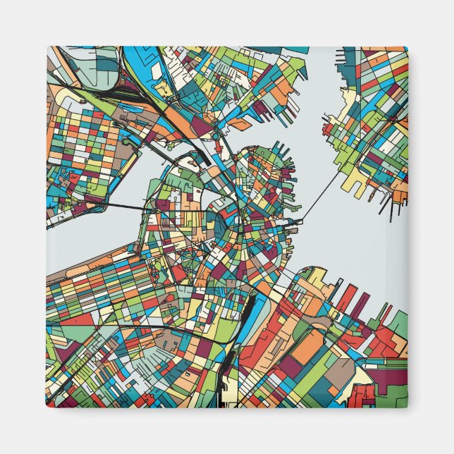 Boston City USA Magnet (Front)