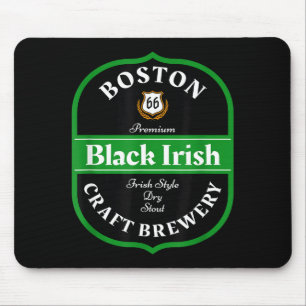 Boston Craft Brewery Boston Black Irish Stout Nove Mouse Pad