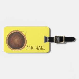 Boston Cream Filled Doughnut Doughnut Breakfast Fo Luggage Tag